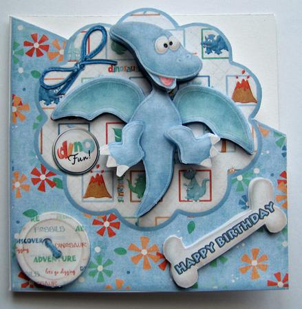 Little Flying Dinosaur Childs Birthday by Berit Zakrisson