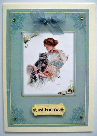 Vintage Ladies Card Fronts by Berit Zakrisson