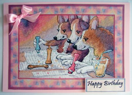 A4 Eyes Down Corgi Bingo by Berit Zakrisson