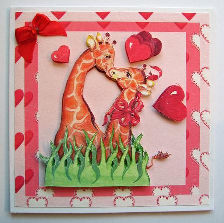 Giraffes in Love by Berit Zakrisson