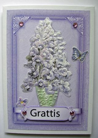 Beautiful Frames Pale and Dark Lilac by Berit Zakrisson
