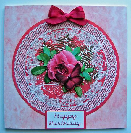 Pink Roses and Lace by Berit Zakrisson