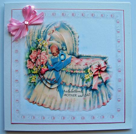 8x8 New Baby Girl by Berit Zakrisson
