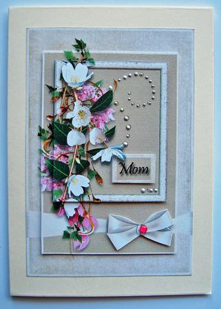 Mum Mom Mam Mother's Day Card Front. by Berit Zakrisson
