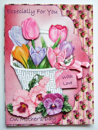 A4 Tulips & Stripes by Berit Zakrisson