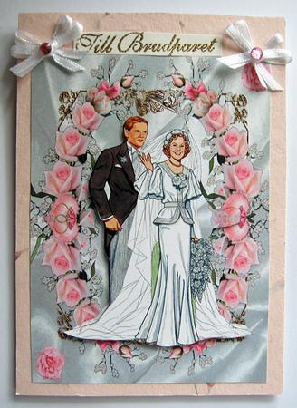 Beautiful Wedding Couple A4 Topper by Berit Zakrisson