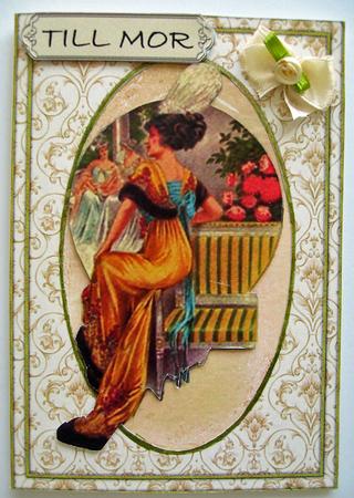 Beige and Gold Decorative Frame Set by Berit Zakrisson