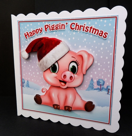 Happy Piggin Christmas by Bernie Mclaughlin
