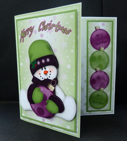Bauble Hugger Card Kit by Bernie Mclaughlin