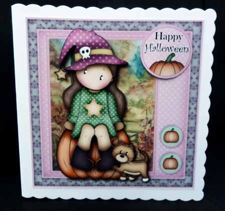 Too Cute to Spook Mini Kit. Halloween/ Birthday by Bernie Mclaughlin