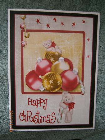 Christmasbear by Bernie Mclaughlin