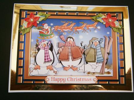 Sking Snowmen by Bernie Mclaughlin