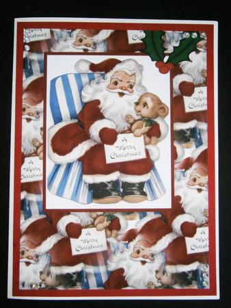 Santas Chair by Bernie Mclaughlin