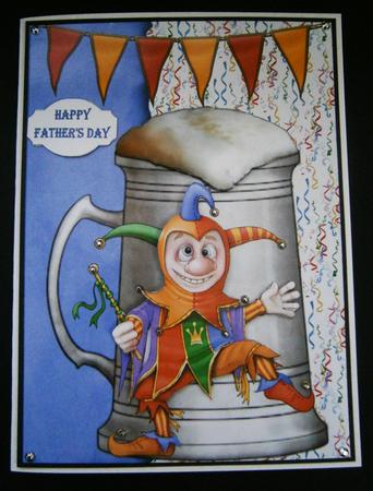 Celebrate Wih Jester and a Pint. Father's Day by Bernie Mclaughlin