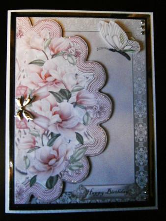 Magnolia Blossoms in Pink by Bernie Mclaughlin