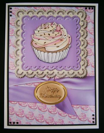 Cupcake Quick Card by Bernie Mclaughlin