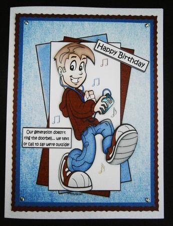 The Teen Boy and His Texts by Bernie Mclaughlin