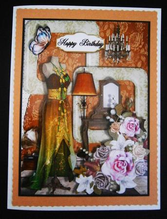 Female Birthday Card or Special Occasion by Bernie Mclaughlin