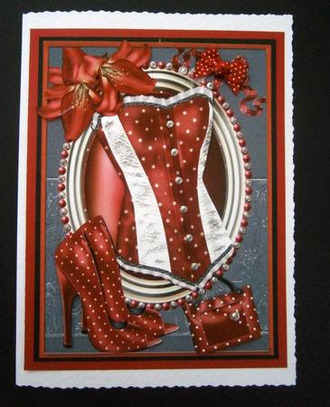 Lovely Wine Polka Dot Fashion by Bernie Mclaughlin