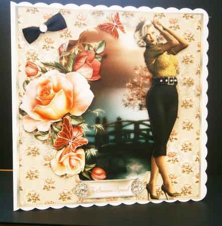 Marilyn Style Capri's and Roses Mini Kit by Bernie Mclaughlin