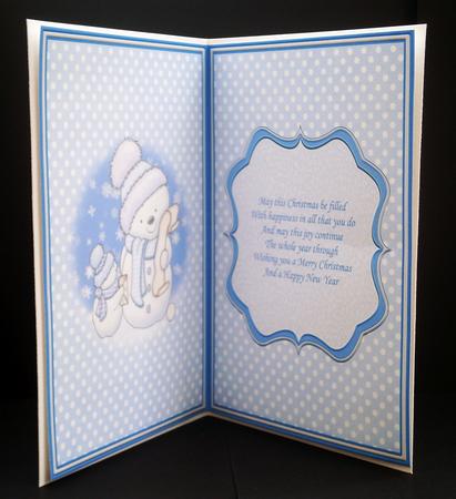Christmas Snowman Notes Insert for Cup439112_68 by Bernie Mclaughlin
