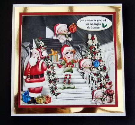 Santas Helpers Are in the House by Bernie Mclaughlin