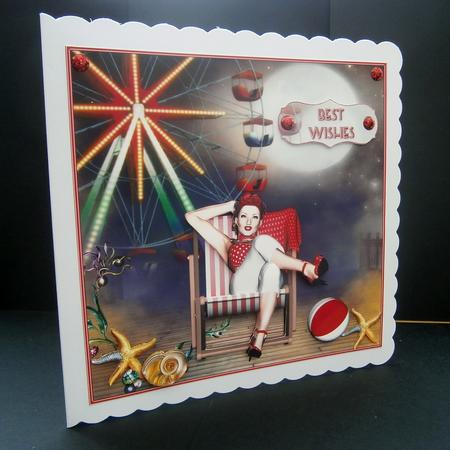 1950's Seaside Fairground Lady Mini Kit by Bernie Mclaughlin