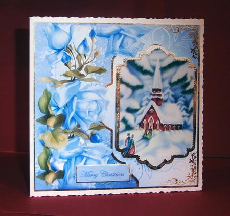 Vintage Church Gathering Card by Bernie Mclaughlin