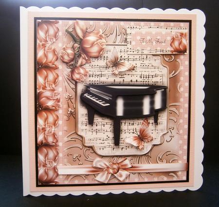 The Piano Card Front Mini Kit by Bernie Mclaughlin