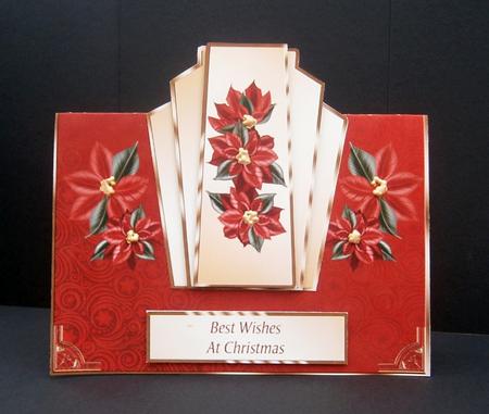 Poinsettia Deco Card Mini Kit by Bernie Mclaughlin