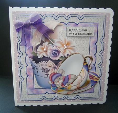 Keep Calm,eat a Cupcakemouse by Bernie Mclaughlin