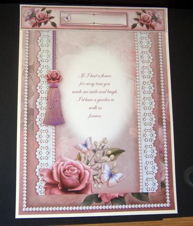 3 in 1 Floral Bonnet Inserts by Bernie Mclaughlin