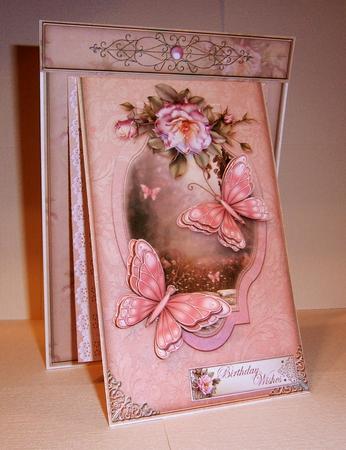 3 in 1 Butterflies & Roses by Bernie Mclaughlin