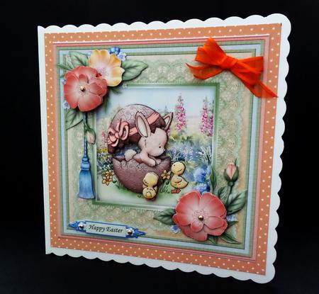 Are You the Easter Bunny 8x8 Mini Kit & Decoupage by Bernie Mclaughlin