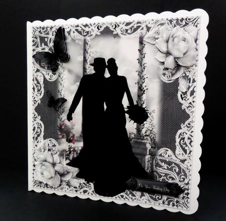 Black and White Wedding Topper by Bernie Mclaughlin