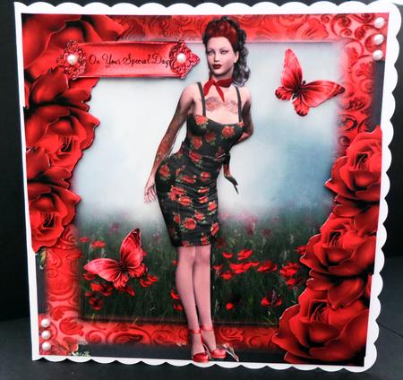Rockabilly Red Card Front Kit by Bernie Mclaughlin