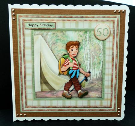 Hiking in the Great Outdoors 8x8 Mini Kit & Ages by Bernie Mclaughlin