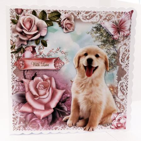 It's a Dogs Life Card Front Kit by Bernie Mclaughlin