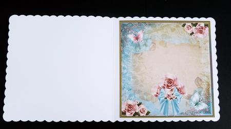 Insert to Compliment Retro Chic Pink Rose by Bernie Mclaughlin