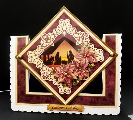 Nativity Diamond Front Mini Kit Decoupage by Bernie Mclaughlin