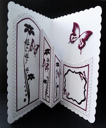 Stylish Butterfly with Concertina Insert Mini Kit by Bernie Mclaughlin