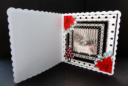 Insert to Compliment Red Poinsettia Christmas Tree by Bernie Mclaughlin