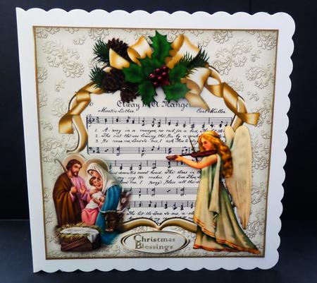 8x8 Away in a Manger Mini Kit by Bernie Mclaughlin