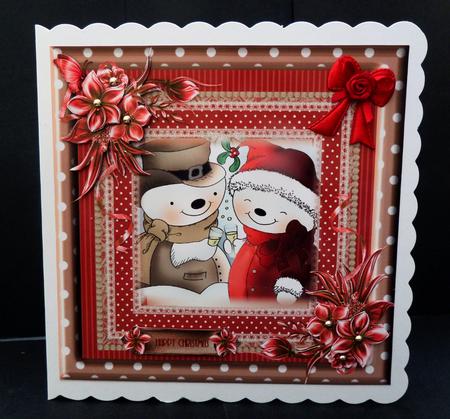The Snowman Couple Topper by Bernie Mclaughlin