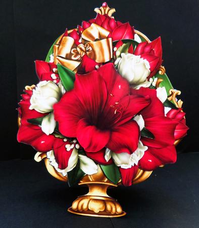 Beautiful Vintage Basket of Flowers by Bernie Mclaughlin