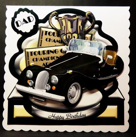 Celebratory Month - Vintage Car by Bernie Mclaughlin