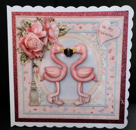 My Kinda Bird Valentine or Anniversary Mini Kit & Decoupage by Bernie Mclaughlin
