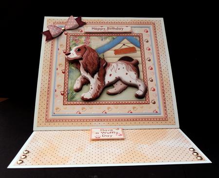 Spaniel 8x8 Mini Kit & Decoupage by Bernie Mclaughlin