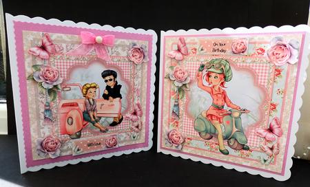 Too Cute Bumper 8x8 Card Front's Kit by Bernie Mclaughlin