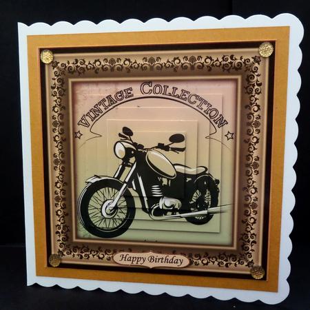 Vintage Collection Motor Bike Pyramage by Bernie Mclaughlin